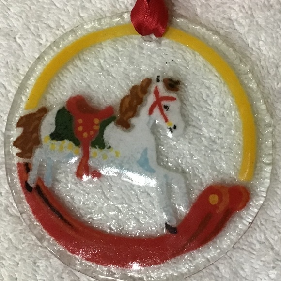 Vintage Rare Peggy Karr Glass Christmas Ornament - Picture 4 of 5